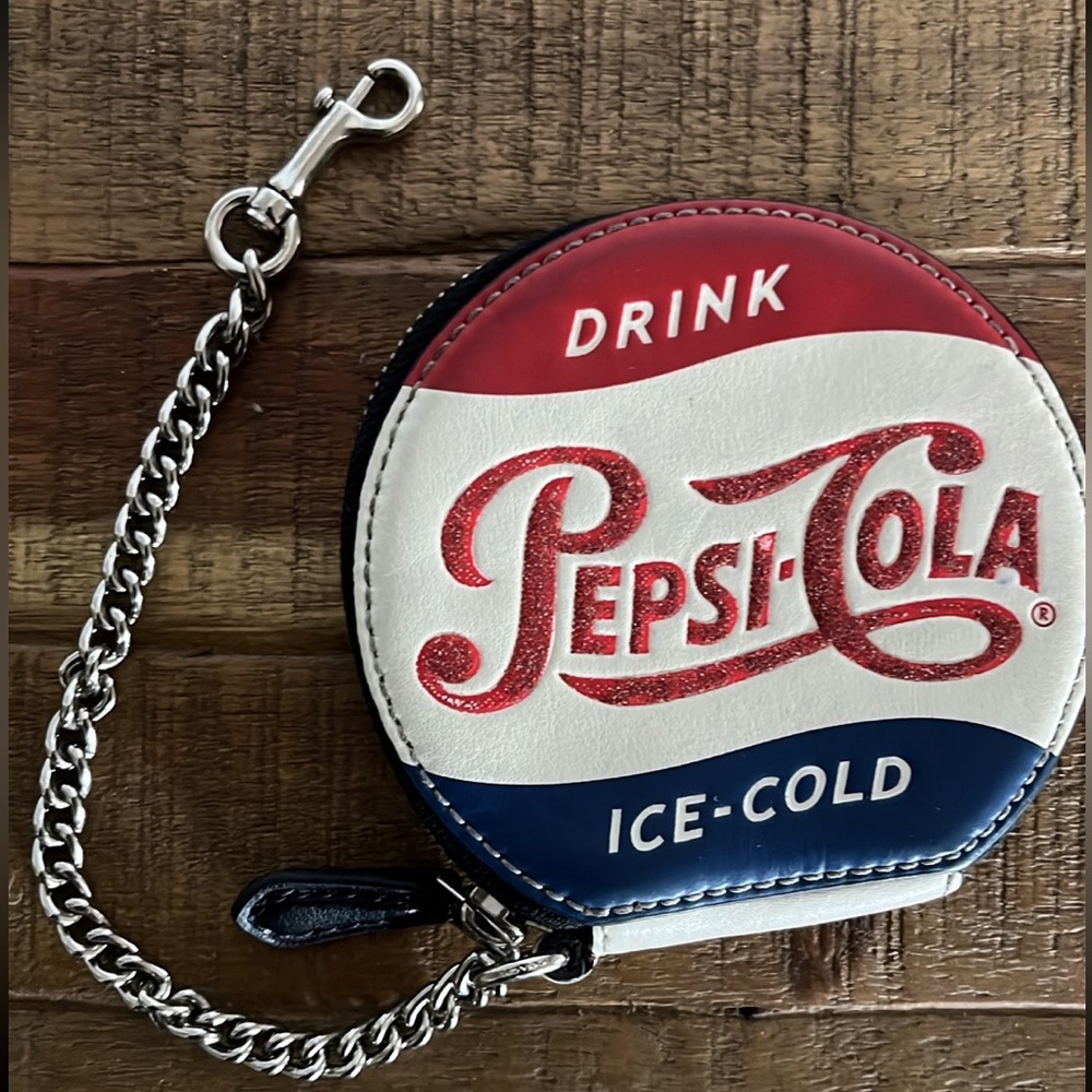 Coach Pepsi coin purse